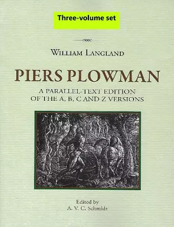 Piers Plowman, a parallel-text edition of the A, B, C and Z versions cover