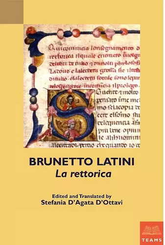 Brunetto Latini, La rettorica cover