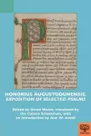Honorius Augustodunensis, Exposition of Selected Psalms cover