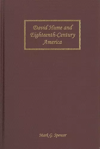 David Hume and Eighteenth-Century America cover