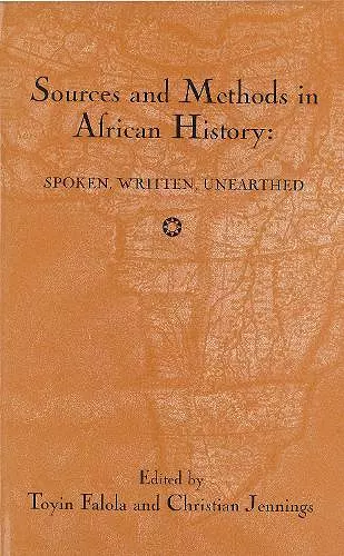 Sources and Methods in African History cover