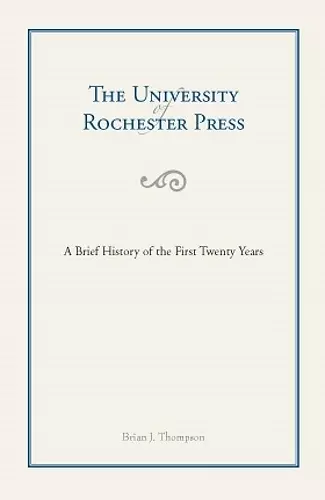 The University of Rochester Press cover