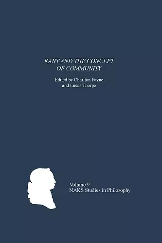 Kant and the Concept of Community cover