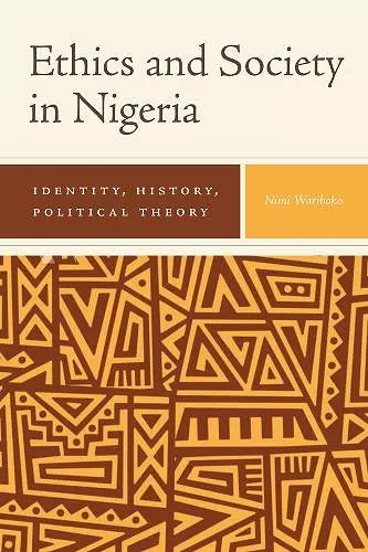 Ethics and Society in Nigeria cover