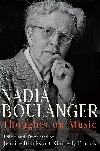 Nadia Boulanger cover