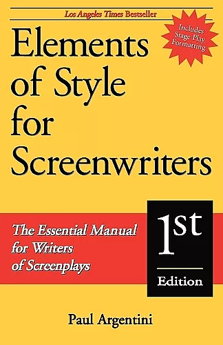 Elements of Style for Screenwriters cover