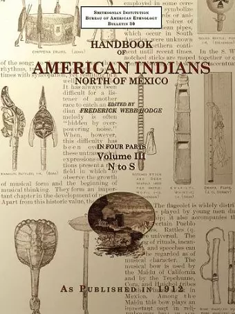 Handbook of American Indians North of Mexico cover