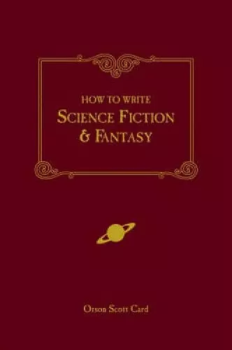 How to Write Science Fiction and Fantasy cover