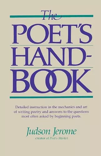 The Poet's Handbook cover