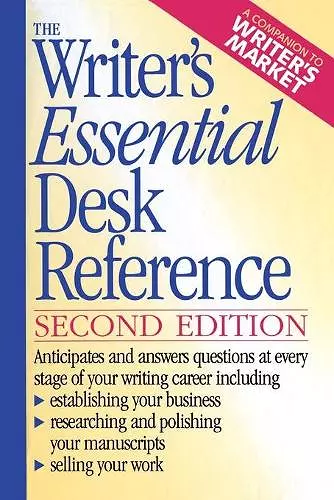 The Writer's Essential Desk Reference cover