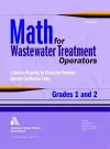 Math for Wastewater Treatment Operators, Grades 1 and 2 cover