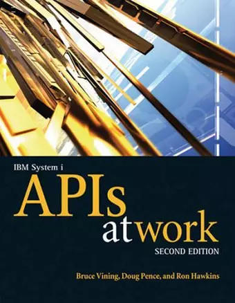 IBM System i APIs at Work cover