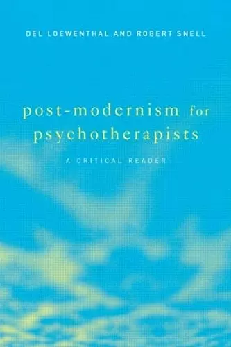 Post-Modernism for Psychotherapists cover