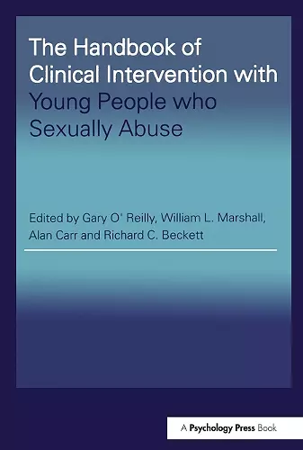 The Handbook of Clinical Intervention with Young People who Sexually Abuse cover