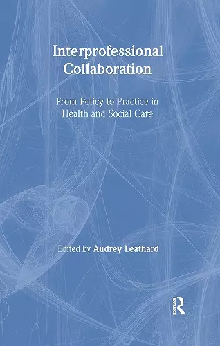 Interprofessional Collaboration cover