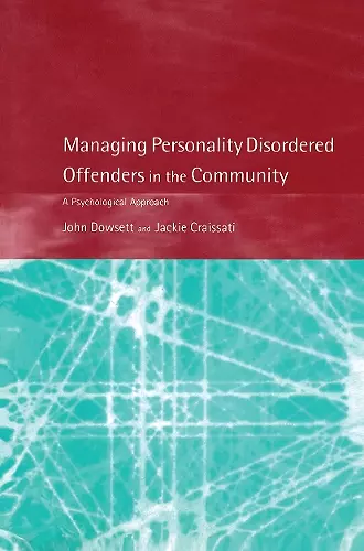 Managing Personality Disordered Offenders in the Community cover