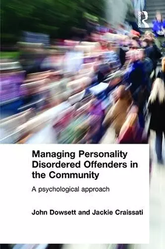 Managing Personality Disordered Offenders in the Community cover