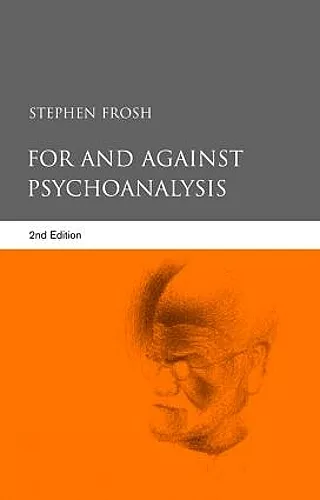 For and Against Psychoanalysis cover