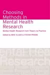 Choosing Methods in Mental Health Research cover