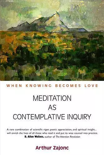 Meditation as Contemplative Inquiry cover