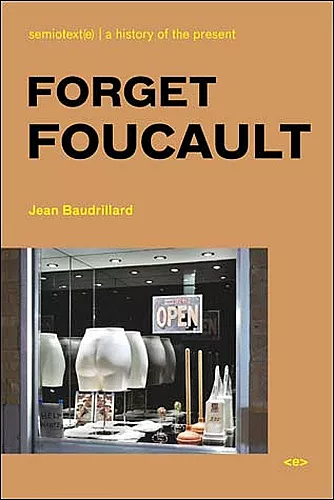 Forget Foucault cover