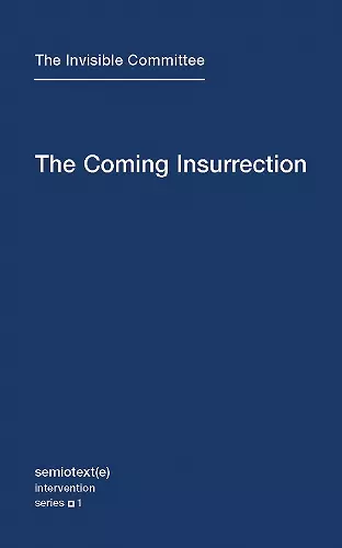 The Coming Insurrection cover
