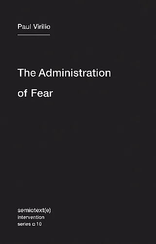 The Administration of Fear cover