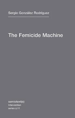 The Femicide Machine cover