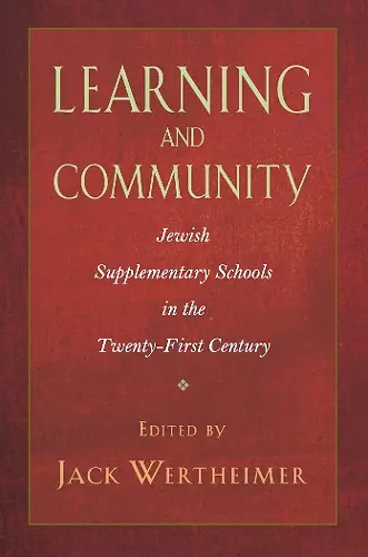 Learning and Community cover