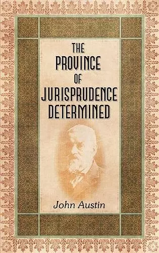 The Province of Jurisprudence Determined cover