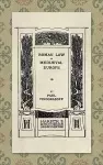 Roman Law in Medieval Europe (1909) cover