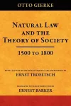 Natural Law and the Theory of Society 1500 to 1800 cover