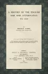 A History of the English Bar and Attornatus to 1450 [1929] cover