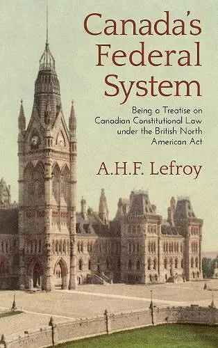 Canada's Federal System cover