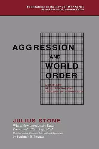 Aggression and World Order cover