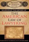 Sources of the History of the American Law of Lawyering cover
