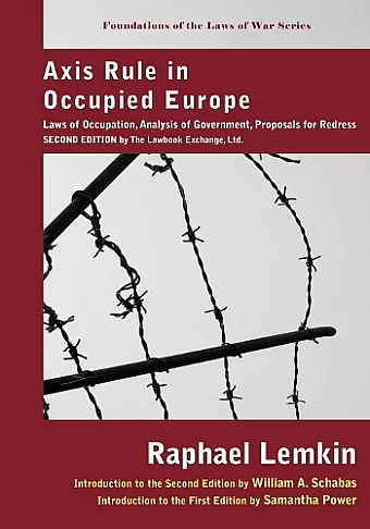 Axis Rule in Occupied Europe cover
