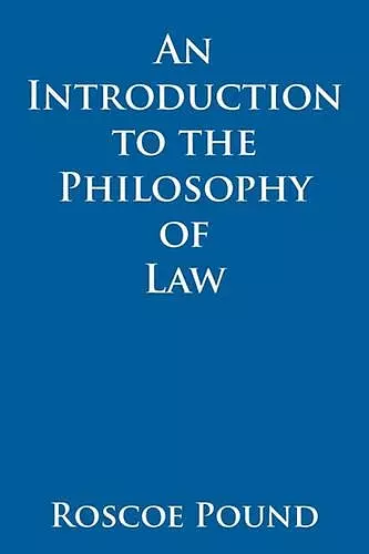 An Introduction to the Philosophy of Law cover