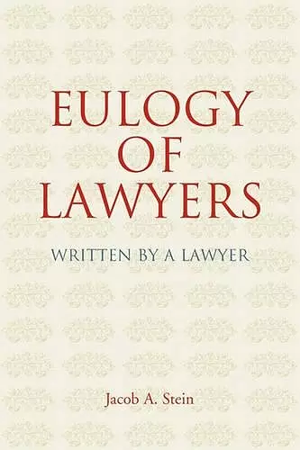 Eulogy of Lawyers cover