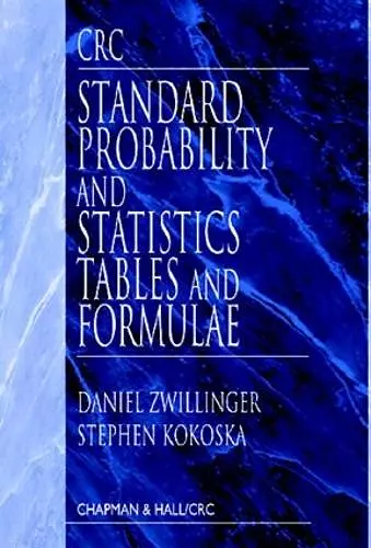 CRC Standard Probability and Statistics Tables and Formulae cover