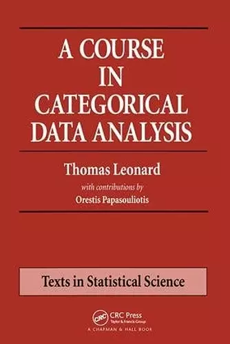 A Course in Categorical Data Analysis cover