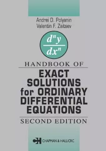 Handbook of Exact Solutions for Ordinary Differential Equations cover