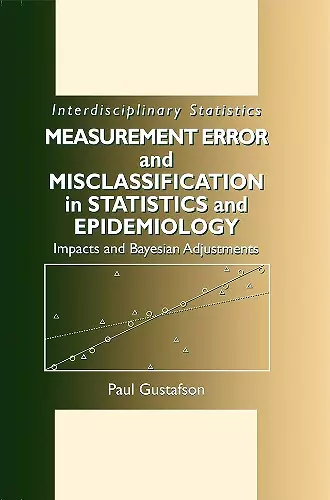 Measurement Error and Misclassification in Statistics and Epidemiology cover