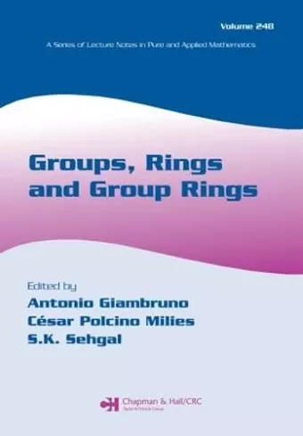 Groups, Rings and Group Rings cover