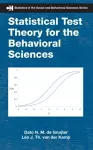 Statistical Test Theory for the Behavioral Sciences cover