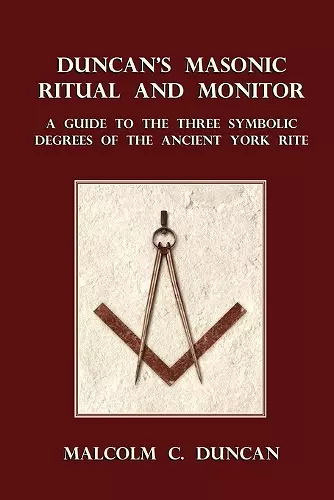 Duncan's Masonic Ritual and Monitor cover