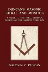 Duncan's Masonic Ritual and Monitor cover