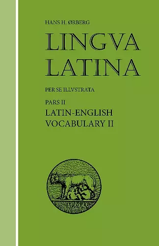 Lingua Latina - Latin-English Vocabulary II cover