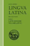 Lingua Latina - Latin-English Vocabulary II cover