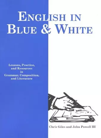 English in Blue & White cover